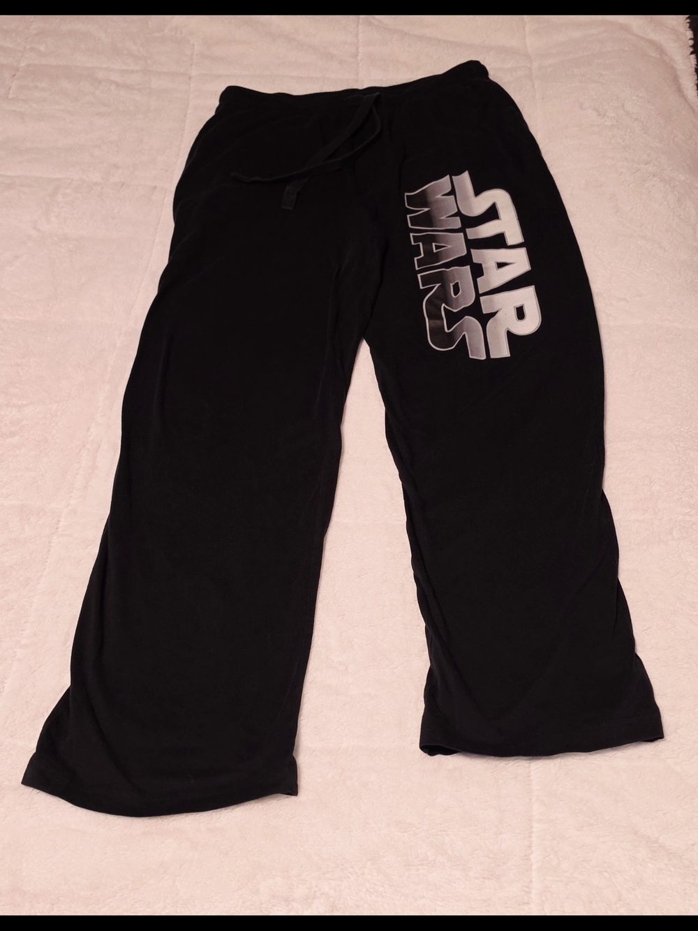Star Wars Black Pajama Pants with Silver Logo (o1-49)